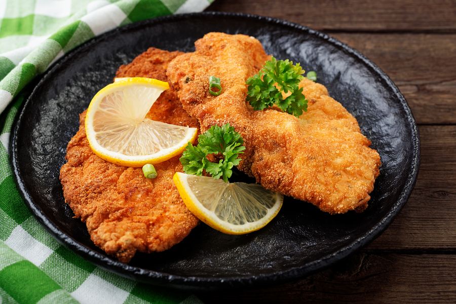 Wiener Schnitzel mit Semmelbrösel-Panade